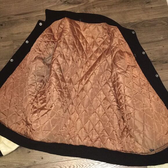 Vintage Wool & Leather Wentworth Institute Technology Boston Retro Team Jacket-M - Picture 10 of 12